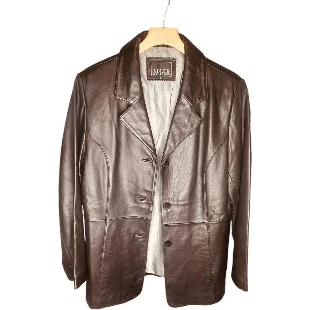 Adler Women's Brown Leather Jacket